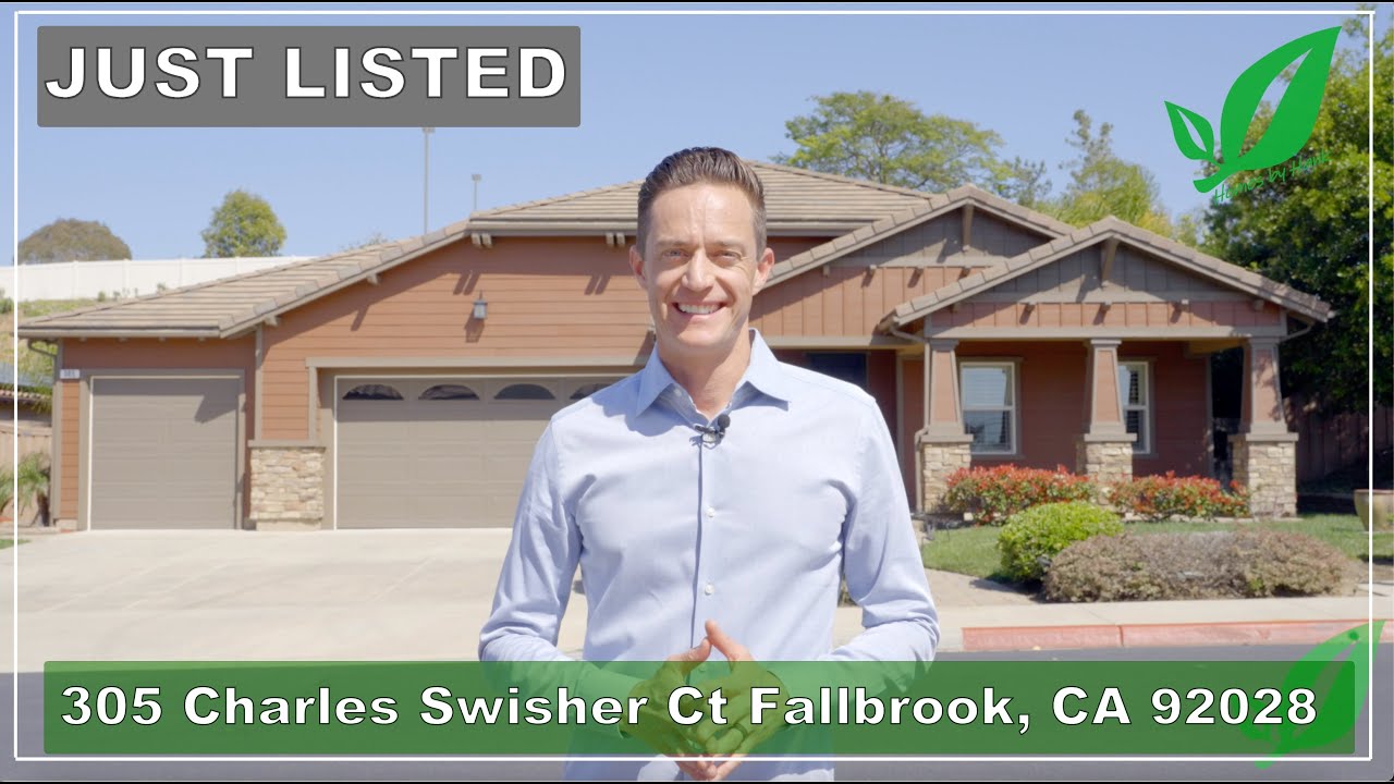 JUST LISTED BEAUTIFUL POOL HOME | 305 Charles Swisher Ct Fallbrook, CA 92028