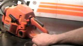 The chainsaw guy shop talk Husqvarna 359 chainsaw 5 3.AVI