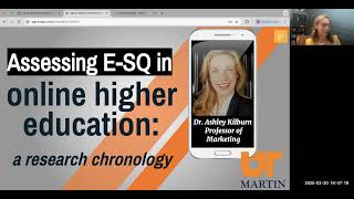 Featured Faculty Scholar Ashley Kilburn to Discuss Service Quality Elements in Online Education