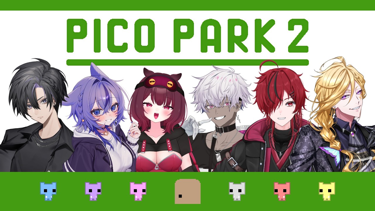 【#PICOPARK2】楽しめ!飲酒わちゃわちゃ協力プレイ!【コラボ配信】