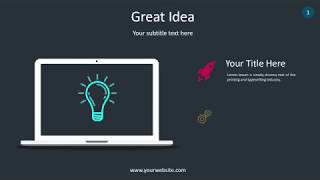Great Idea Infographic - Animated PowerPoint Template