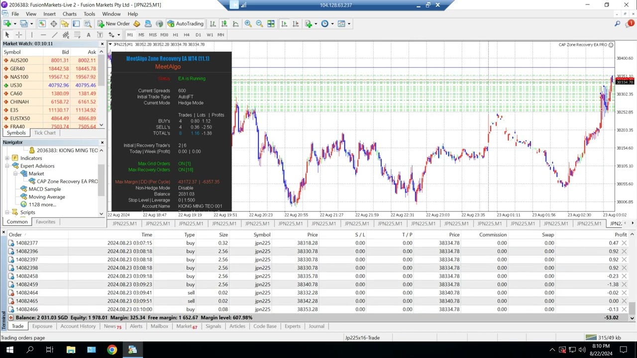 JP225 23 Aug 2024 - 1