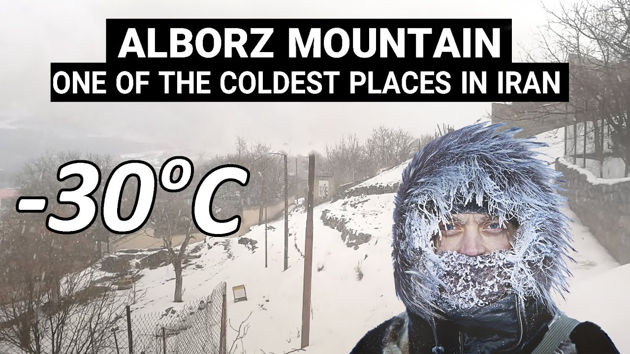 One Of The Coldest Places In Iran - Alborz Mountain (- 30°C )