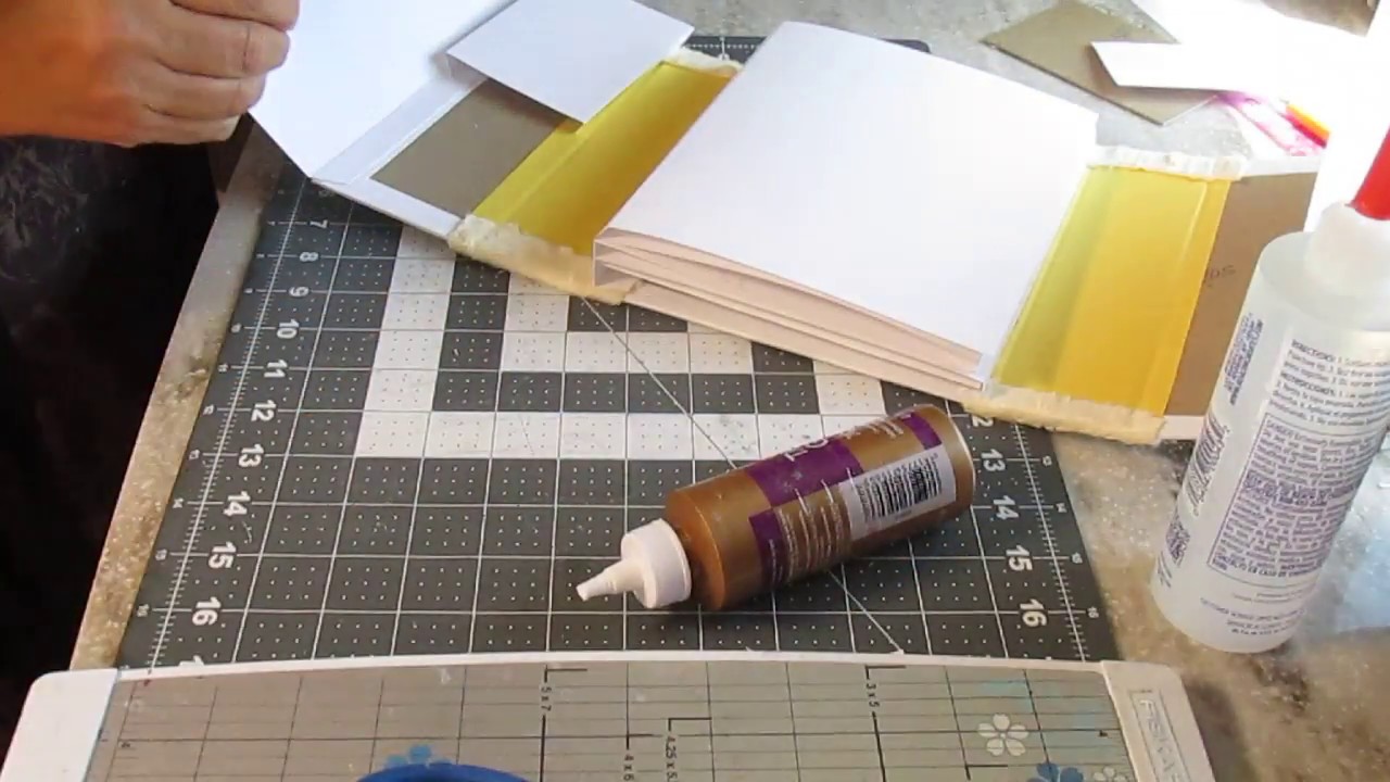 (francais) Scrapbooking Tuto #3, Album Folio a 2 portes. Flaps laterales et cascade. scrapbooking tiendas