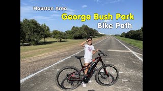 George Bush Park Houston Bike Path / Houston bicycle Houston Road MTB Cycling Trails Insta360 One R
