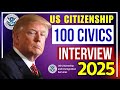 2025 random 100 civics questions and answers - U.S. citizenship interview I N400 Interview #n400