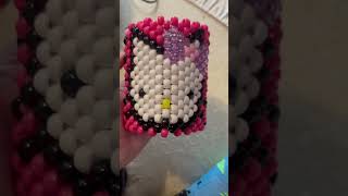 Hello kitty cuff @3m0_4acc00n  #kandi #kandikid #beads #kandicuff  #hellokitty