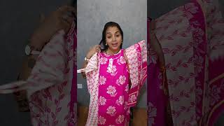 9345159889Shreemithran Pranjul nighties Cotton 3 pcs set