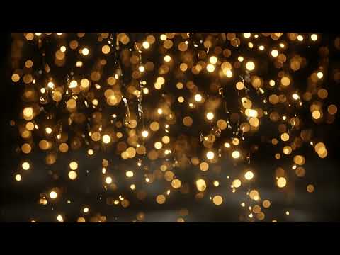 Abstract Golden Fairy Lights Bokeh with Warm Sparkle Seamless Motion Background Loop 4K 60FPS