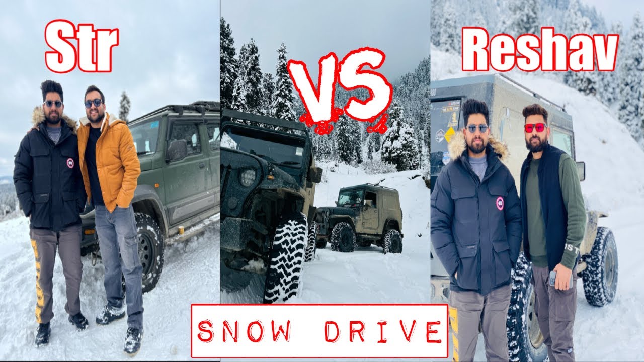 Small town rider vs Reshav ‼️🫰 | kashmir adventure | undefeated snow drive. 