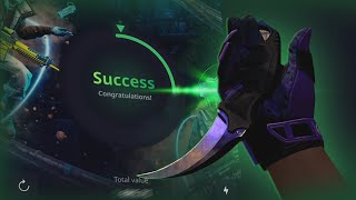 I WON Karambit Doppler on Hellcase