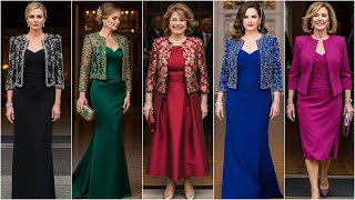 Elegant Mother of The Bride Dresses with Jacket| Formal Jackets to Wear with Dresses for Bride's Mom screenshot 4