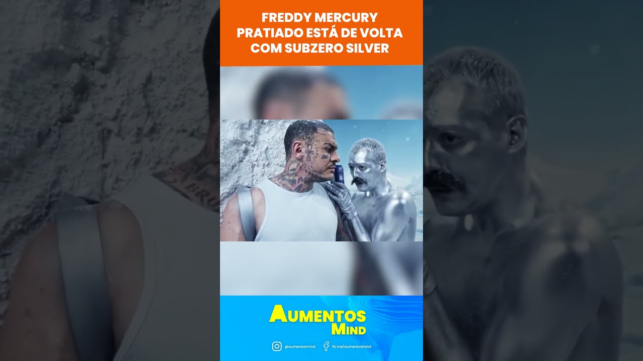 Fredy Mercury Prateado está de volta com Antarctica Subzero Silver