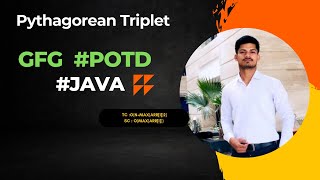 Pythagorean Triplet in  #java ava  easy solution  #potd #practice  #today