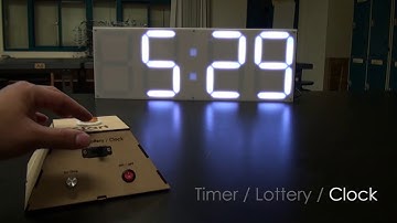 超好用教書神器，時鐘、抽籤、計時三合一，多功能網路時鐘，自動校正時間 - NTP Clock【Arduino】