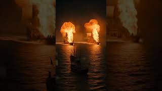 How Fireships Broke the Spanish Armada in One Night #Shorts #history