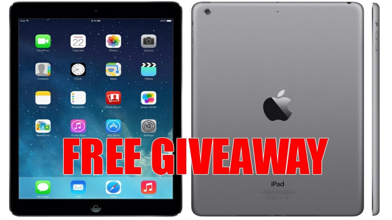 WANT A FREE IPAD AIR 2? (GIVEAWAY)