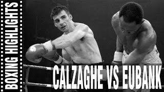 Joe Calzaghe vs Chris Eubank Highlights