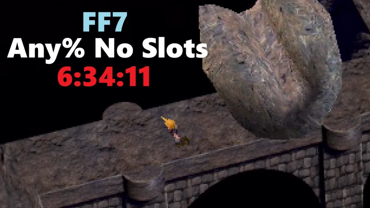 FF7 Speedrun: PS1 Disc Any% No Slots in 