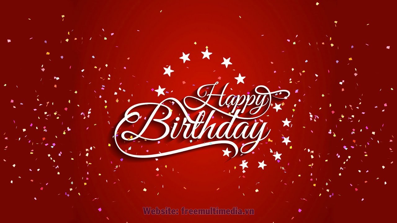 Free Video Background Happy Birthday