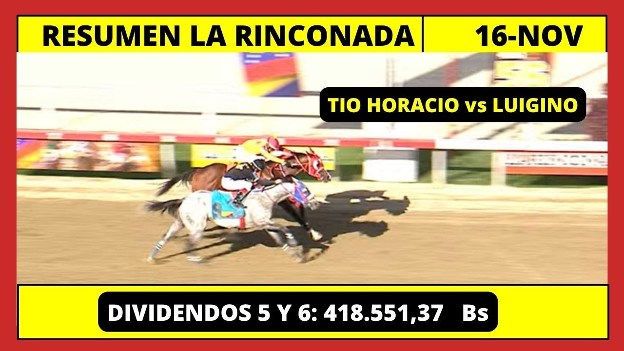 RESUMEN COMPLETO👉LA RINCONADA INH HOY DOMINGO 16 DE NOVIEMBRE DE 2025