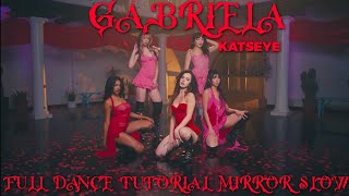 KATSEYE-GABRIELA FULL DANCE TUTORIAL MIRROR SLOW 