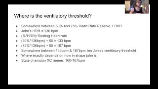 How to easily estimate somebody's Ventilatory Threshold