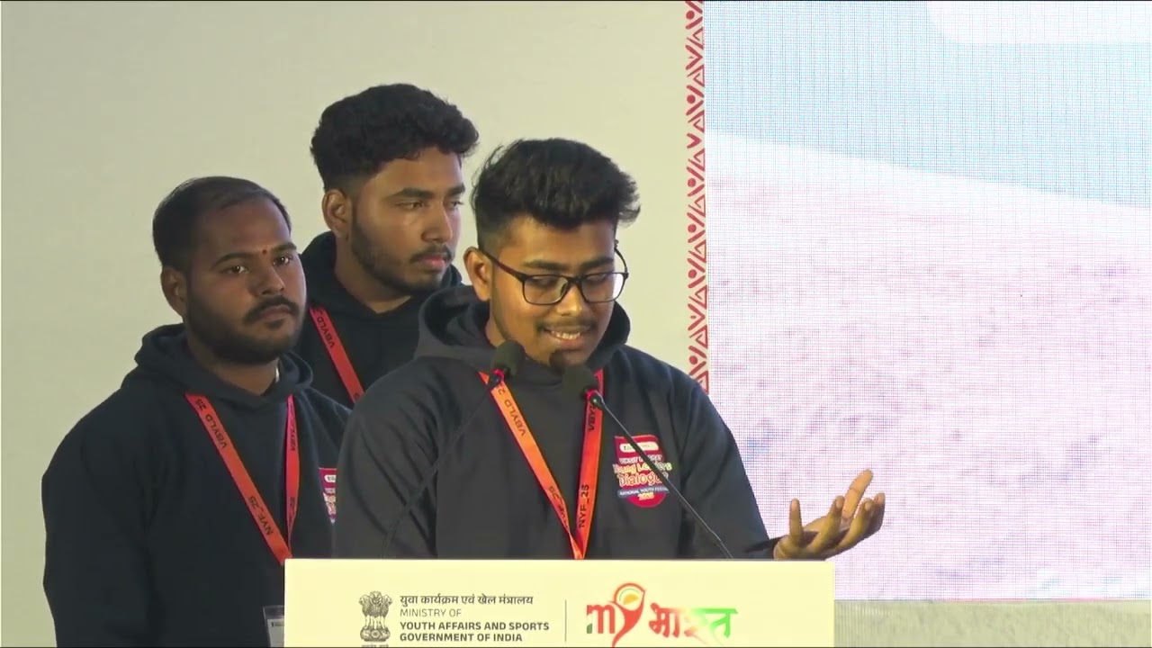 Team Tripura  at Bharat Mandapam: Building Infrastructure for Viksit Bharat | NYF 2025 | VBYLD 2025