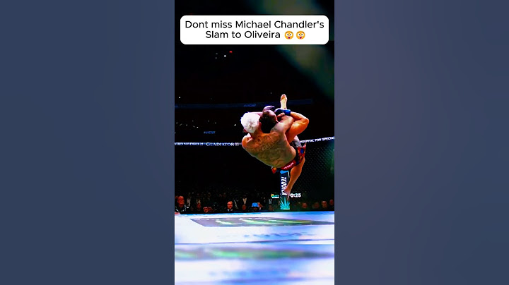 Michael Chandler's Slam at #ufc309 #shorts #shortsfeed
