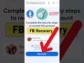 Recover facebook account 🌟 Recover hacked facebook hacked recovery #fb  #facebookrecovery @AppFixi