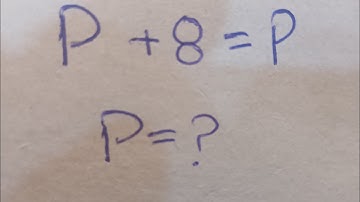The biggest pitfall of the maths Olympiad||How to find P=?