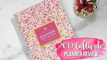 2019 Cultivate Powersheet Planner | Cultivate what Matters | Lara Casey powersheets 2019