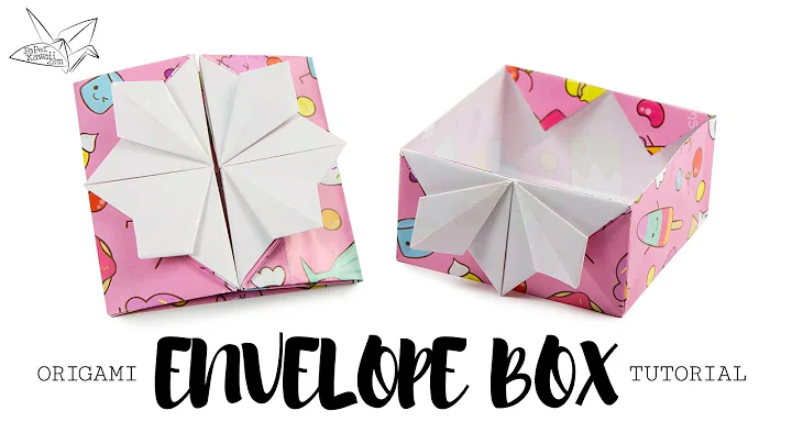 Origami Pop Up Box / Envelope Tutorial - DIY - Paper Kawaii
