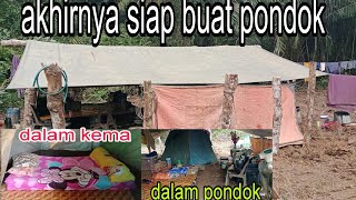 akhirnya siap buat pondok ‼️ daily vlog anak rantau Malaysia