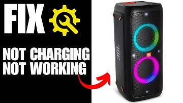 JBL PartyBox 300 Not Charging/Not Working - How To Fix