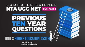 NTA UGC NET Paper 1 | Previous year questions | Computer Science