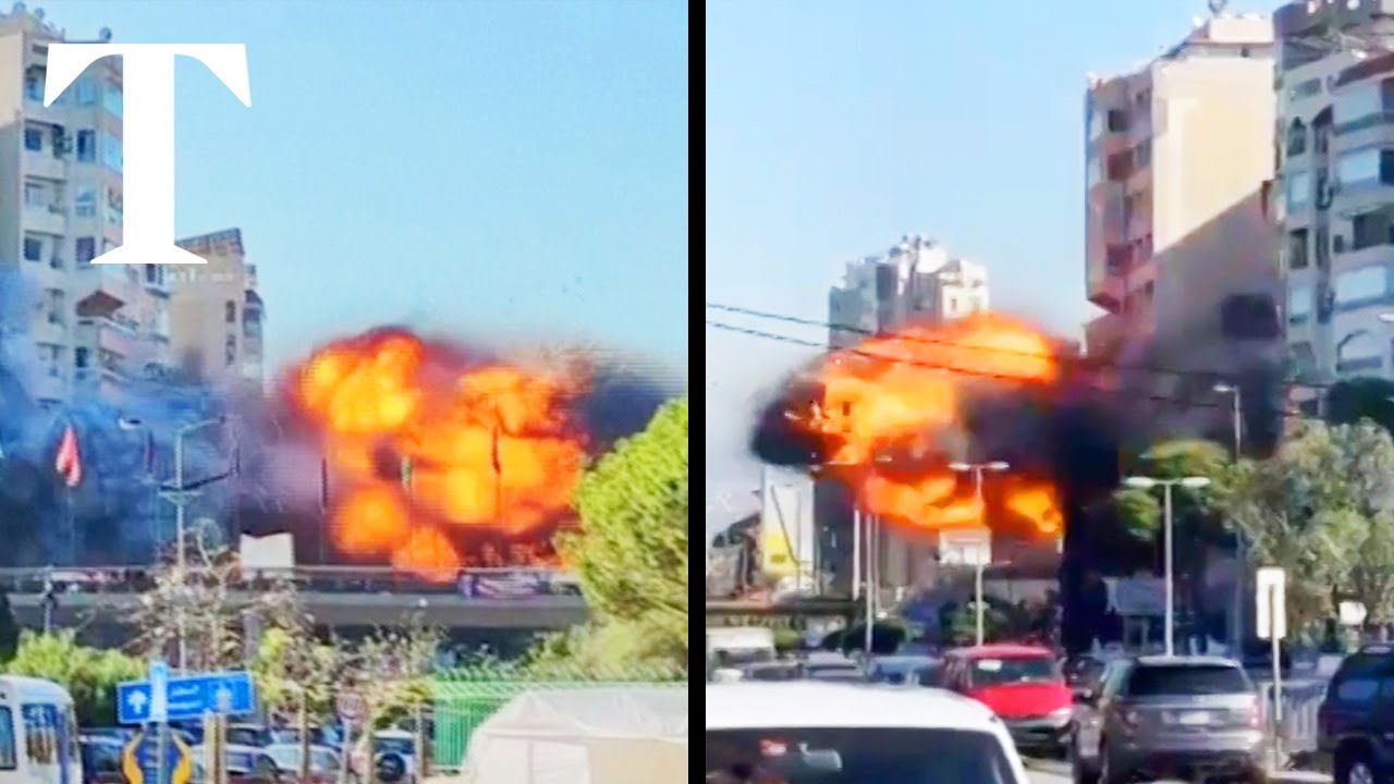 Explosions rock Beirut after Israeli airstrikes target Hezbollah