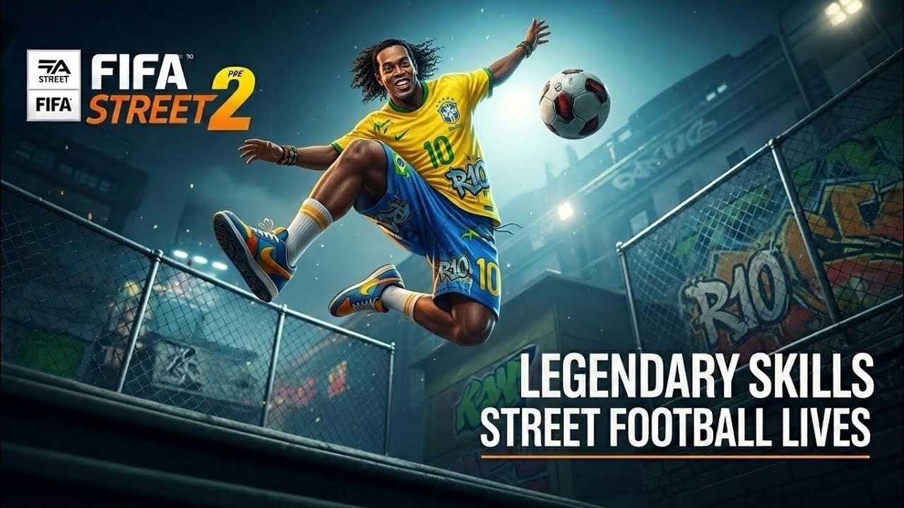جنون رونالدينيو! أسطورة كرة الشوارع في FIFA STREET 2 🔥