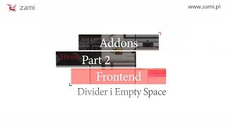 Divider i Empty Space Frontend Joomla