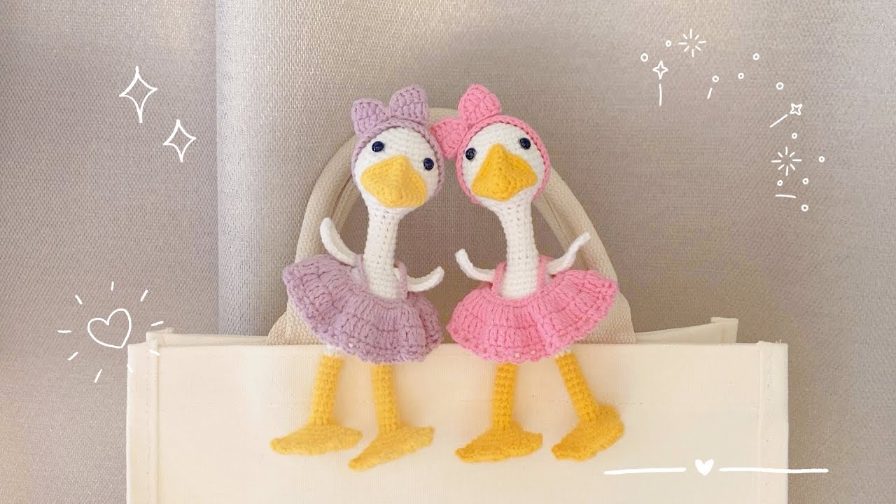 Goose Crochet Part 1- Feet and Wing | How to Crochet Goose | Step by Step Crochet Tutorial