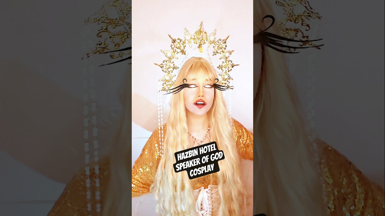 NEW COSPLAY - Speaker of God Hazbin Hotel #cosplay #shorts #hazbinhotel