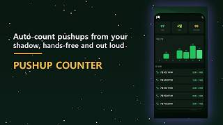 Pushup Counter — Auto-count pushups from your shadow, hands-free and out loud screenshot 1
