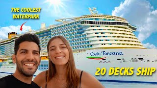 A WEEK ON THE COSTA TOSCANA CRUISE SHIP | exploring the Mediterranean Sea