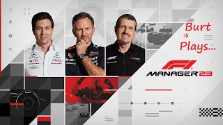 Burt Plays... F1 Manger 2023 - Season 2 Round 2 Saudi Arabian GP