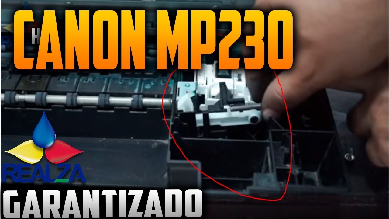 bomba de vacio impresora canon mp230 - YouTube