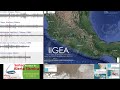 Monitor de Alerta Sísmica SASMEX - Monitoreo Mundial de Terremotos - EEW Japan