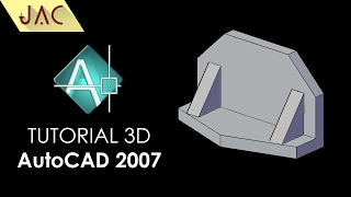 Tutorial 3D AutoCAD 2007 Basic | Ex : #0 [JAC Art Code] Net Worth