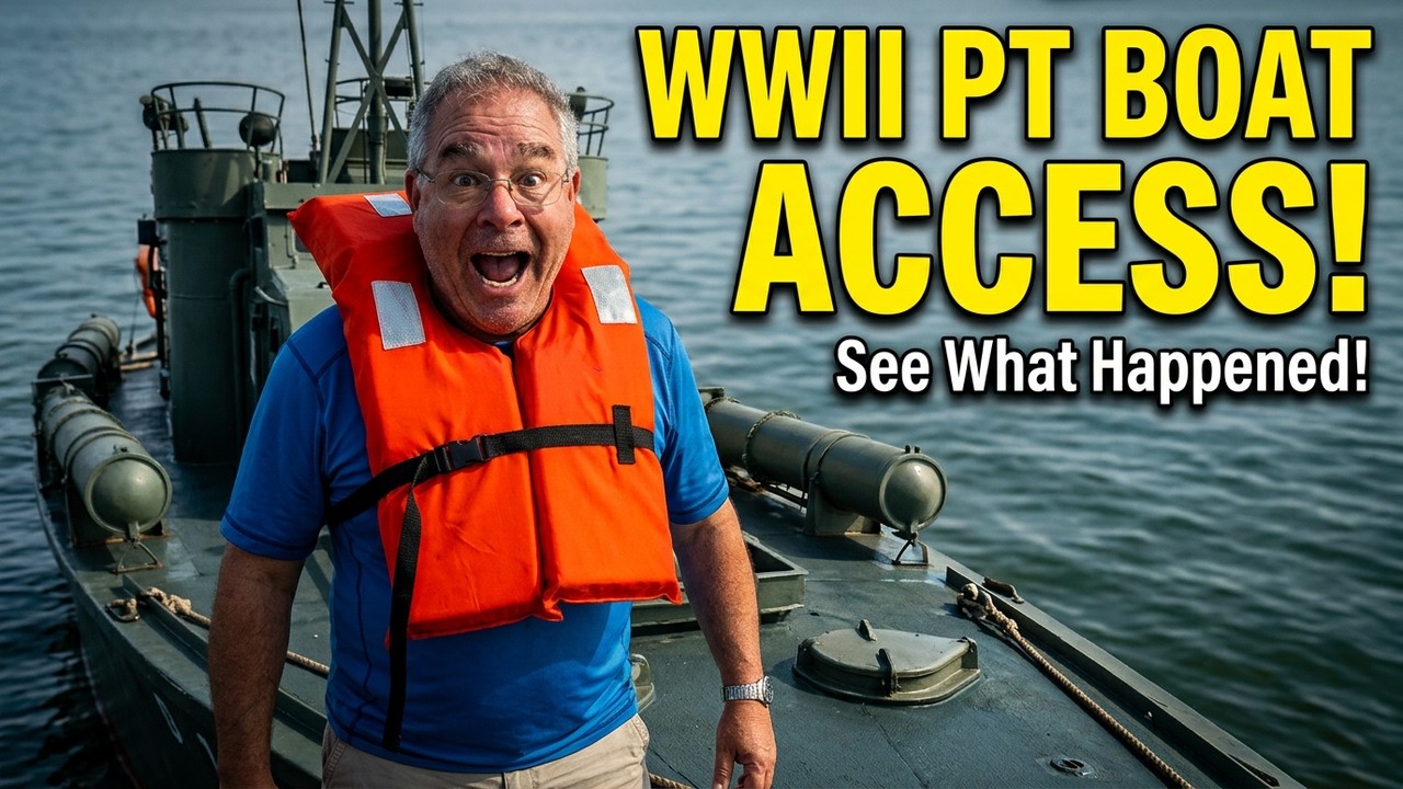 We Got Access to a WWII PT Boat — Here's What Happened!