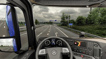 4K Realistic Ultra Mod Graphic |Euro Truck Simulator 2 1.56 Snowymoon Mod Gameplay