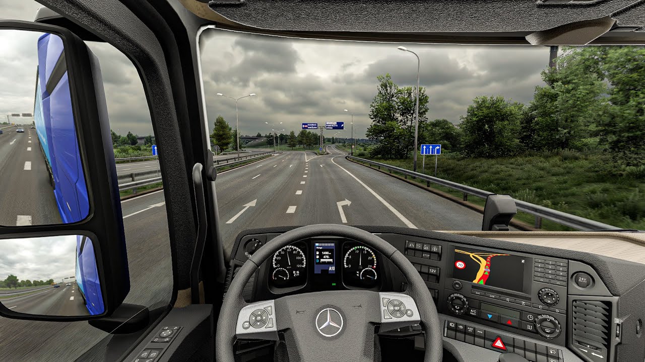 4K Realistic Ultra Mod Graphic |Euro Truck Simulator 2 1.56 Snowymoon Mod Gameplay